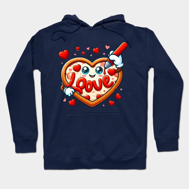 Valentine's Cartoon Delights T-Shirt Hoodie by ragil_studio